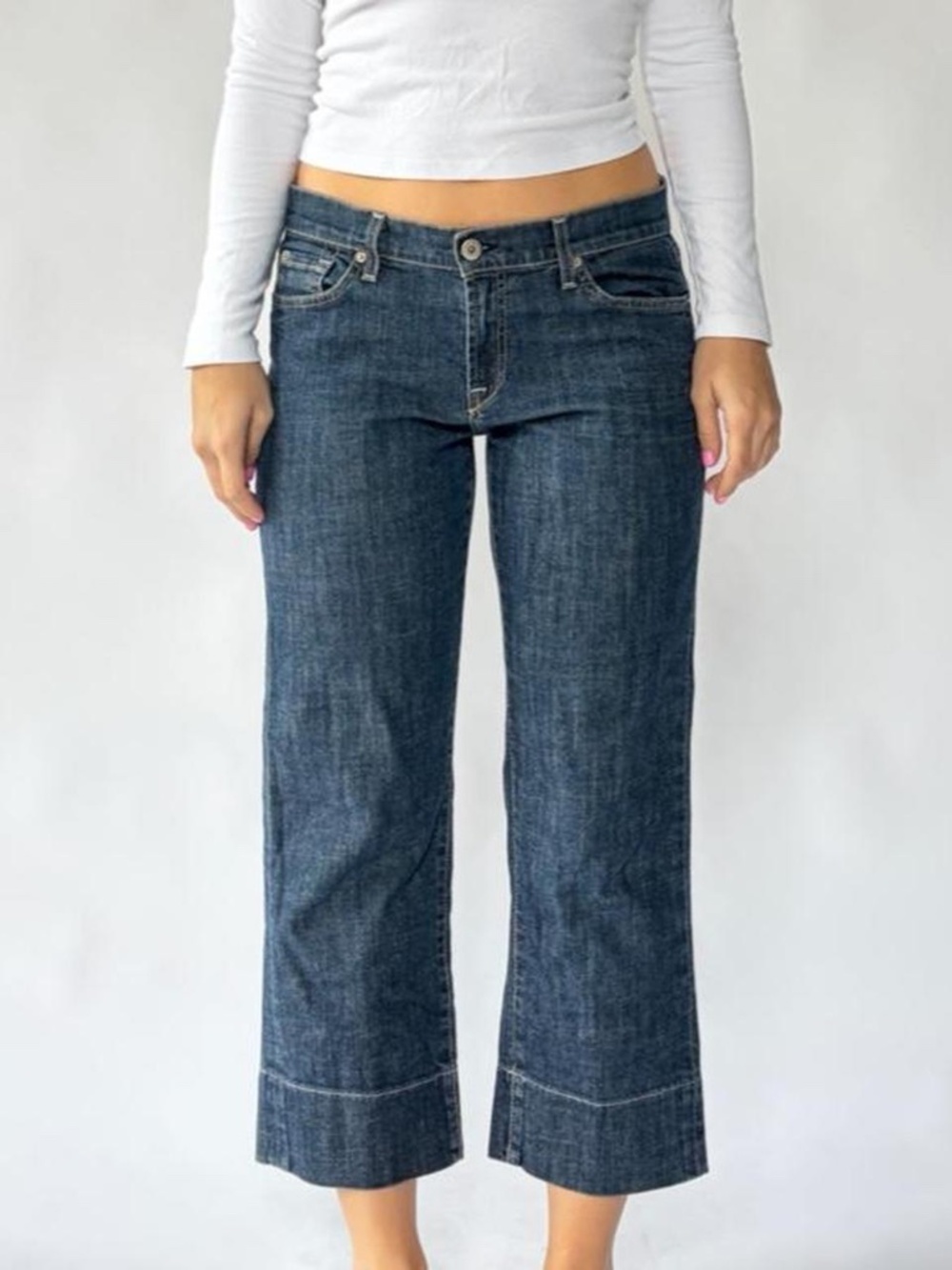 Low Rise Capris Jeans Size 12 Arden B